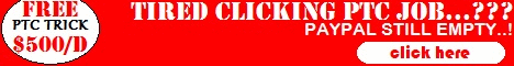 PTC TRICK usd 500/ day - ITS FREE